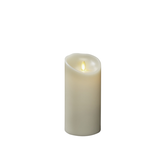 Vaxljus 8,8x17,7 cm LED (Gräddvit)