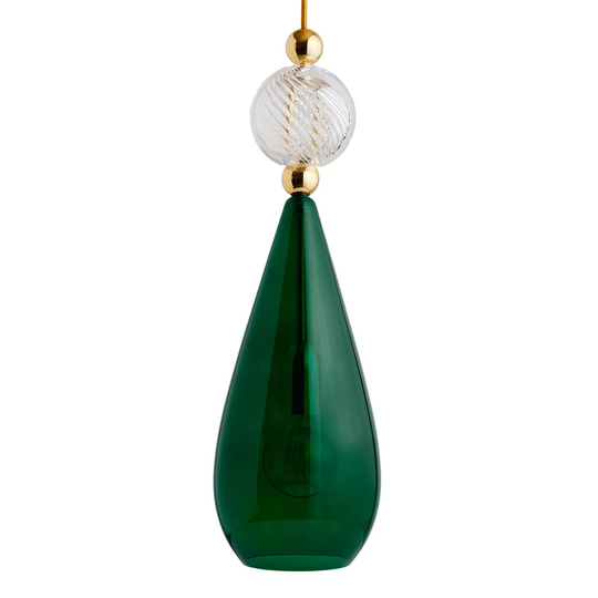 EBB & FLOW Smykke L guld murgröna crystal swirl