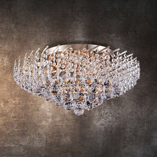 Kristalltaklampa Karolina Ø 51 cm