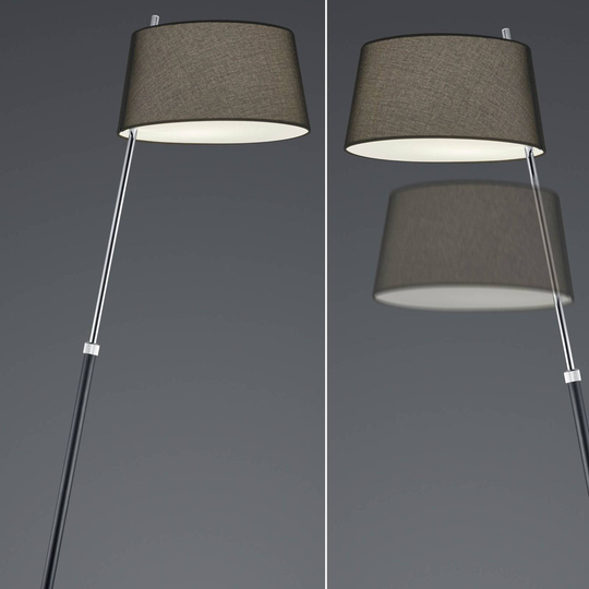 B-Leuchten David golvlampa, höjdjusterbar
