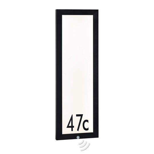 Paulmann utomhusvägglampa Panel sensor 30 x 90 cm
