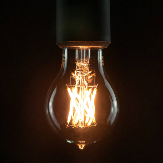 SEGULA LED-lampa E27 5 W 2 200 K filament klar dim