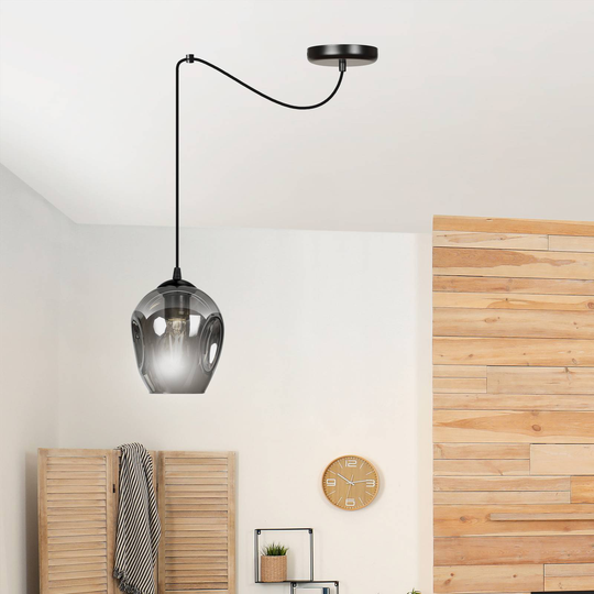 Pendellampa Starla decentraliserad 1 lampa grafit