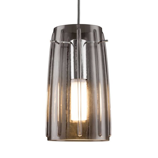 Paulmann glasskärm Drio Ø 15,2 cm rökgrå