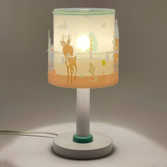 Dalber Loving Deer bordslampa för barn renmotiv
