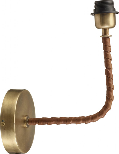 Nora vägglampa (Mässing/guld)