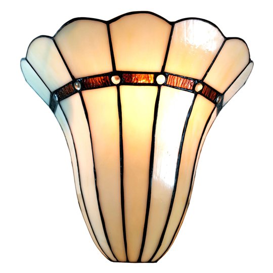Vägglampa 6015 i Tiffany-optik