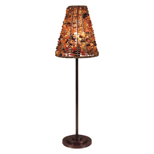 Bordslampa Bella med rund skärm/fot