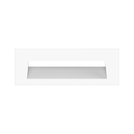 Arcchio Javis LED-inbyggnadslampa, räfflad, vit