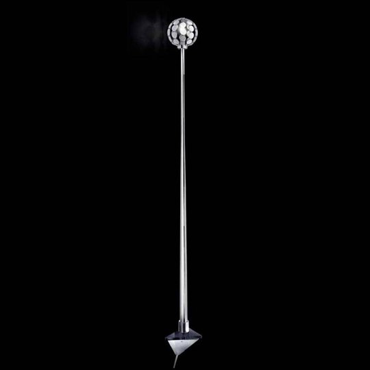 Vägglampa Sfera, 151 cm svart väggfäste