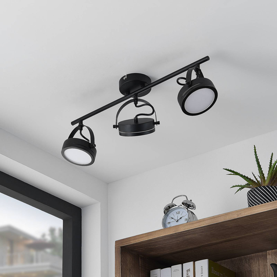 Lindby Omila LED-takspotlight, 3 lampor