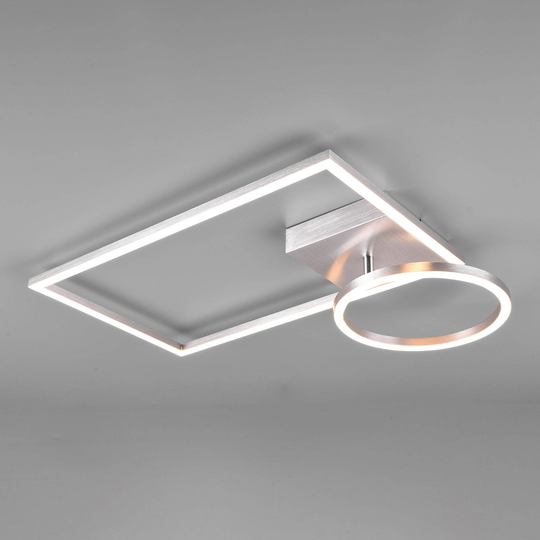 LED-taklampa Verso, dimbar, 3 000 K, aluminium