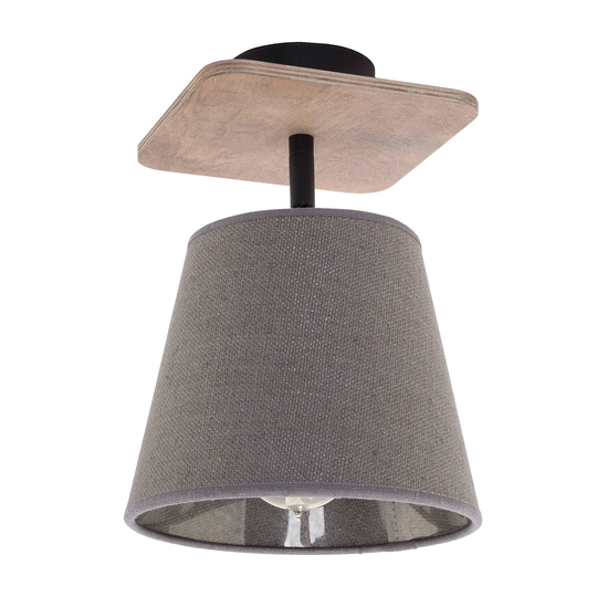 Taklampa Awinion, 1 lampa, brun