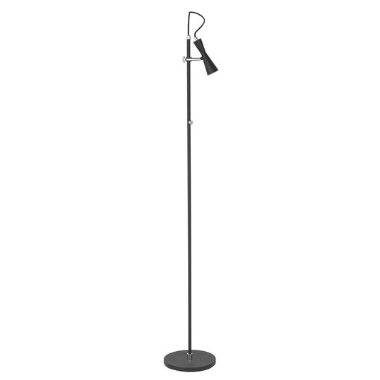 Move - iögonfallande svart LED-golvlampa