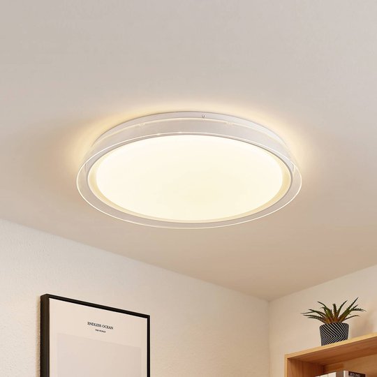 Lindby Sleya LED-taklampa, CCT, dimbar
