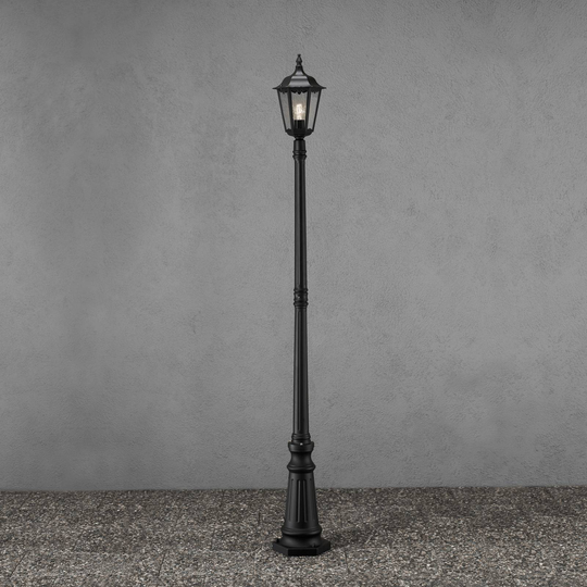Lyktstolpe Firenze, 1 lampa, svart