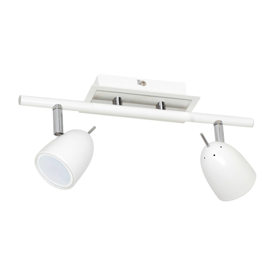 Takspotlight Livo i vitt, 2 lampor