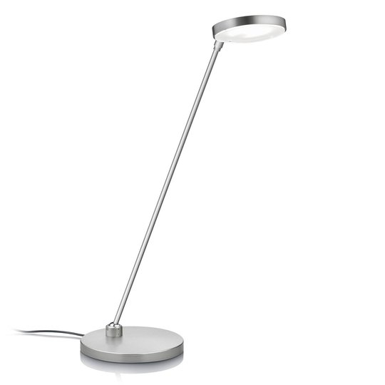 LED-bordslampa Thea-T, matt nickel