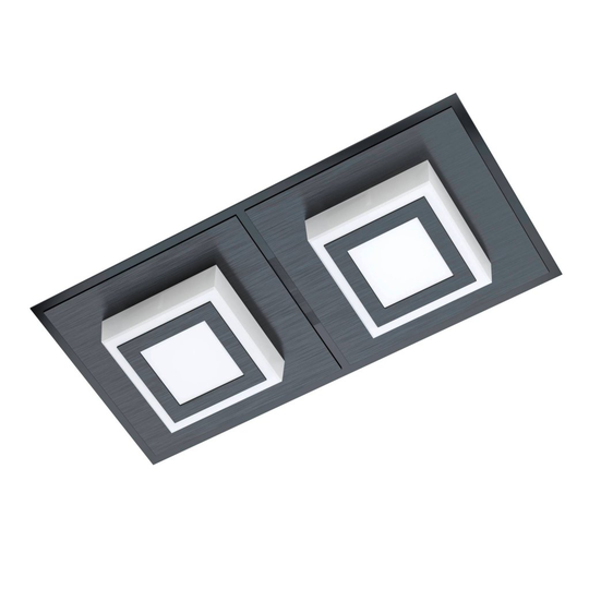 Masiano 1 Led Tak/Vägglampa 2L (Svart)