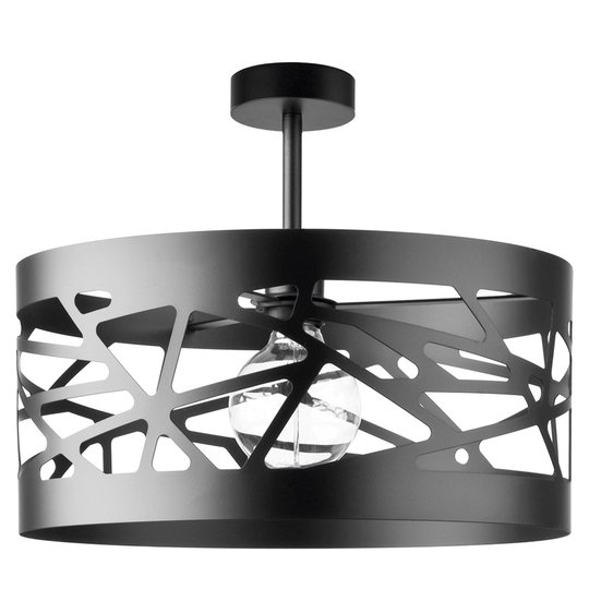 Taklampa modul Frez mönsterskärm Ø 39 cm svart