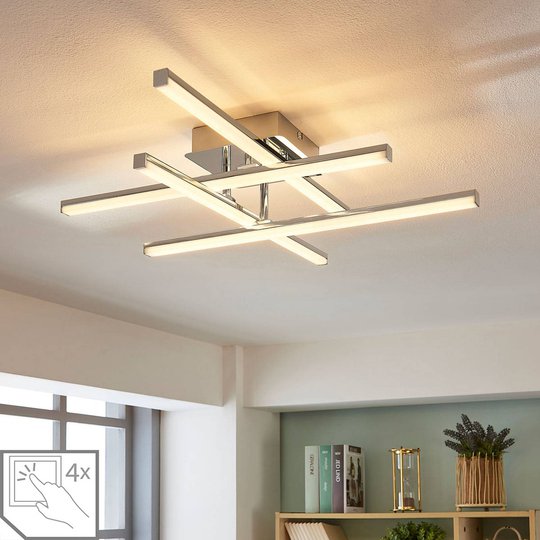 Justerbar LED-taklampa Korona, dimbar
