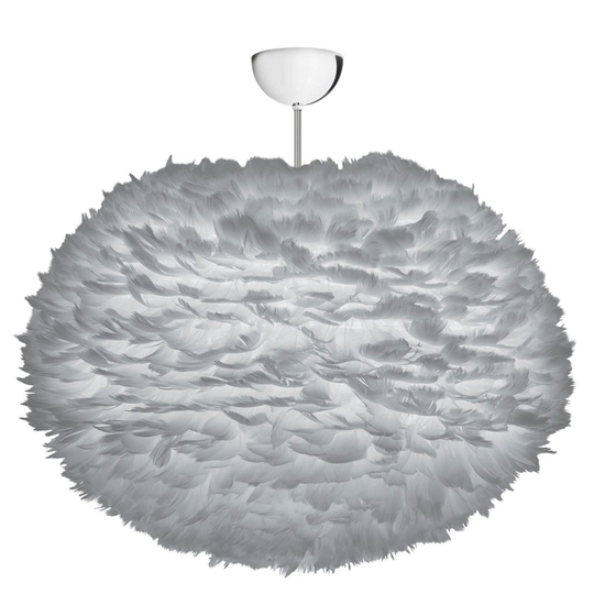 Eos plafond L (krom) (Grå)