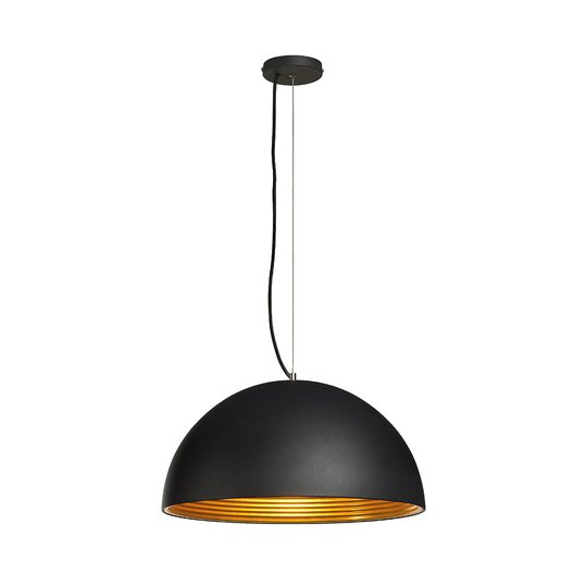 Pendellampa Forchini M 50 cm svart-guld