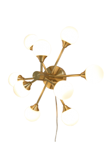 Cosmos vägglampa (Mässing/guld)
