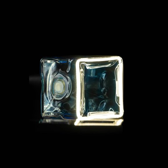 SEGULA LED Ice-Cube E27 8 W 4 000 K ljusblå