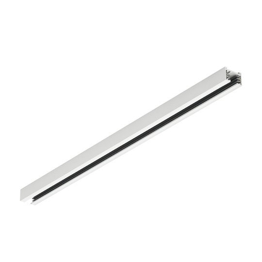 2-fas skena DUOline, vit matt, 50 cm