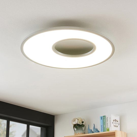 LED-taklampa Durun, dimbar, CCT, rund, 60 cm