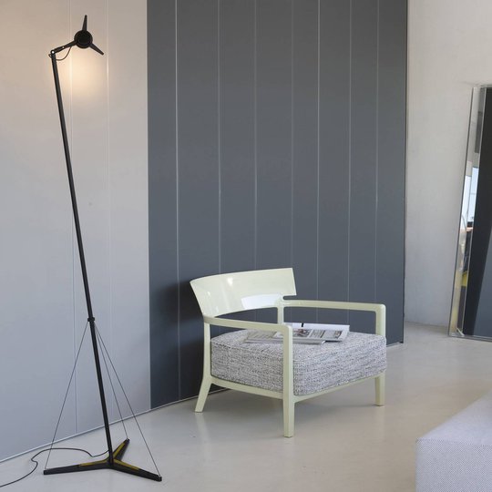 Martinelli Luce Y3 LED-golvlampa, svart