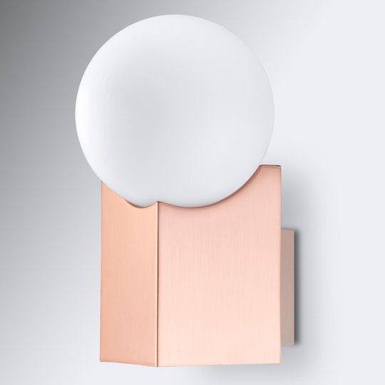 Vägglampa Cub koppar