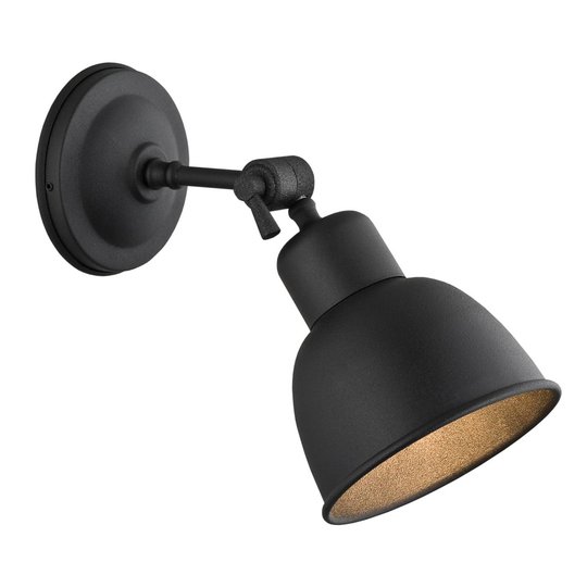 Vägglampa Emoti, 1 lampa, svart