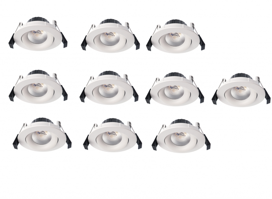 Alta 10-pack downlights LED (Vit)