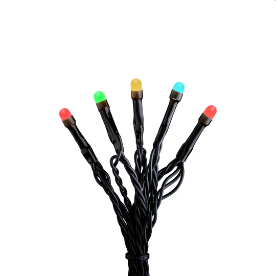 Slinga 120 färgade LED (Svart)