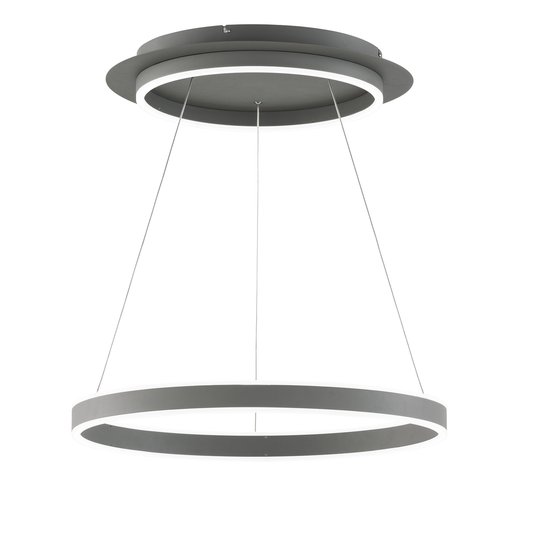 LED-hänglampa Kemi, med fjärrkontroll, rund