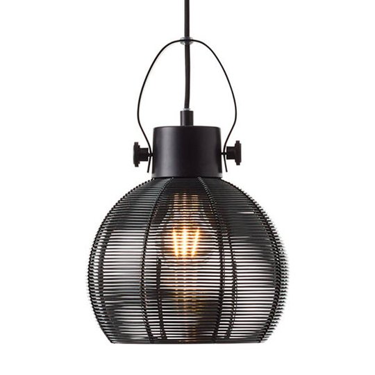 Hänglampa Sambo, burskärm 1 lampa svart