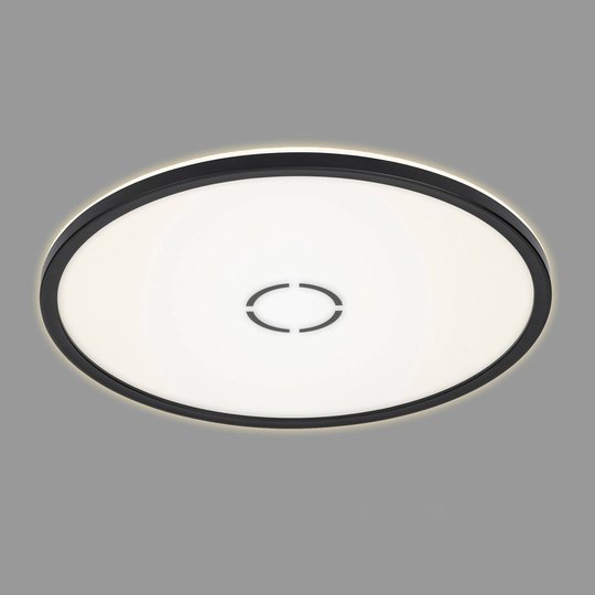 LED-taklampa Free, Ø 42 cm, svart