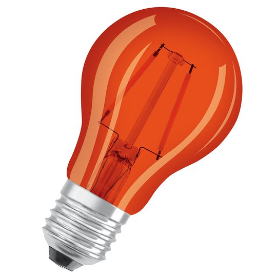 OSRAM LED-lampa E27 Star Décor Cla A 2,5W orange