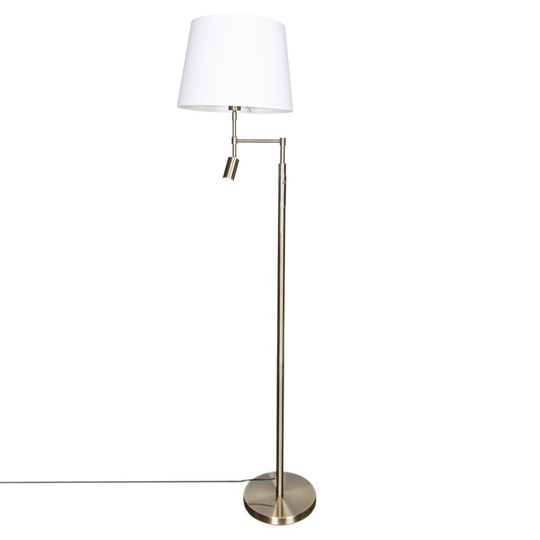 Ray golvlampa (Antikmässing)