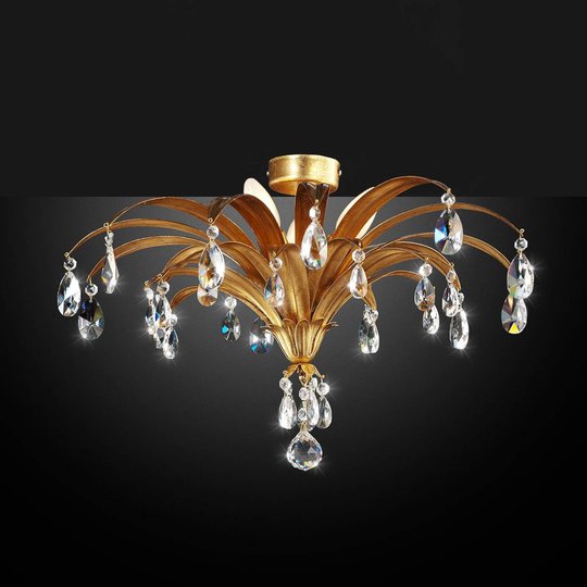Mayleen - elegant taklampa med kristaller