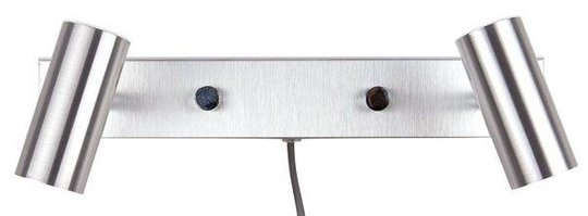 Cato dubbel LED läslampa (Aluminium)