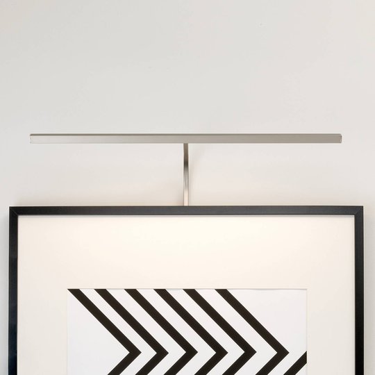 Astro Mondrian ram-vägglampa nickel 60 cm