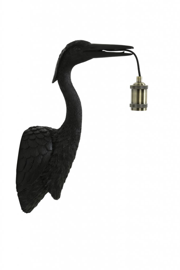 Crane vägglampa (Svart)