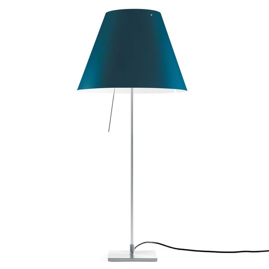 Luceplan Costanza bordslampa D13if aluminium/blå