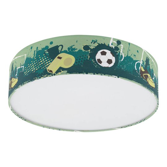Taklampa Tabara med fotbollsmotiv, textil