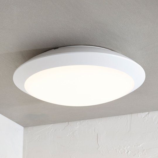 LED-utomhustaklampan Naira, vit, utan sensor