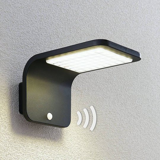 Lindby Koleno LED-solcellsspot med sensor, IP54