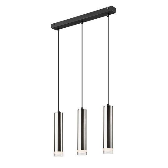 Hänglampa Shine, 3 lampor, krom